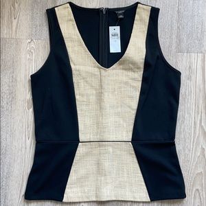 Ann Taylor Petite panel detail vest